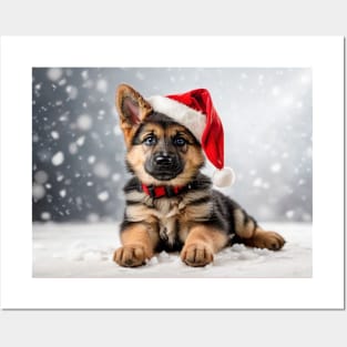 Cute German Shepard puppy Posters and Art